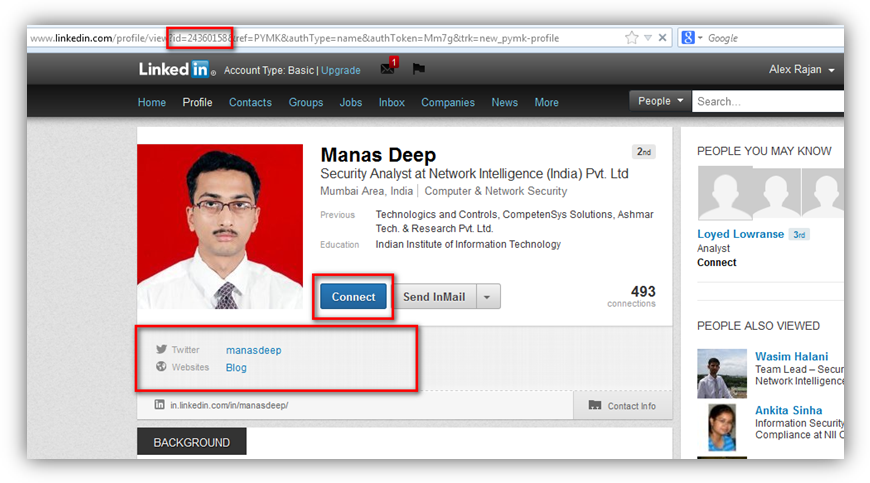 Authorization Bypass vulnerability in LinkedIn