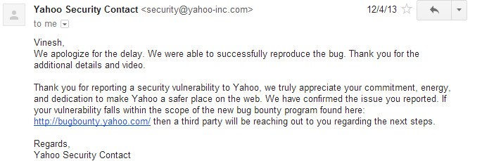 Yahoo authorization vulnerability (5)