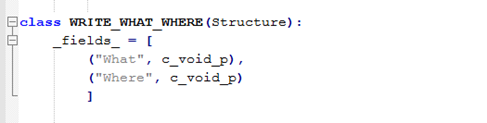 Figure 12: WRITE_WHAT_WHERE Structure