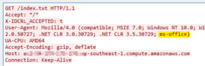 User-Agent String while making HTTP requests from MS-Office products
