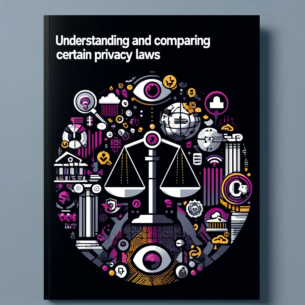 Understanding and Comparing Certain Privacy Laws - GDPR, HIPAA, and CCPA (of California)